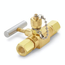 Ralston QTVF-000B-2F-2F Brass Valved